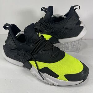 Nike Air Huarache Drift Volt Black White AH7334-700 Men's Size 11 Running Sho